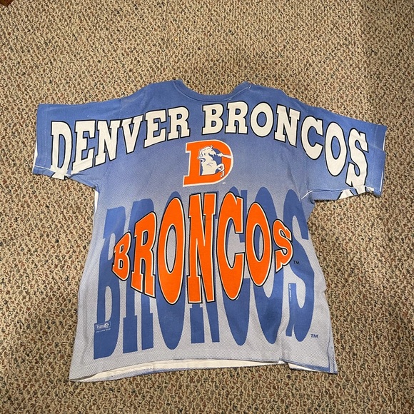 NFL Other - Vintage 1994 Denver Broncos All Over Print Shirt